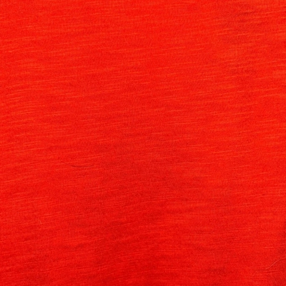 Ralph Lauren  Coquette Hippie Black Label  Jersey Orange  Short Puff Sleeves S2X - Picture 2 of 12